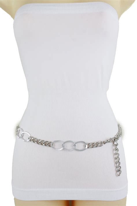 silver waist chain belt